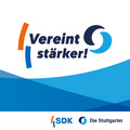 Visualisierung vom Schriftzug Vereint stärker!