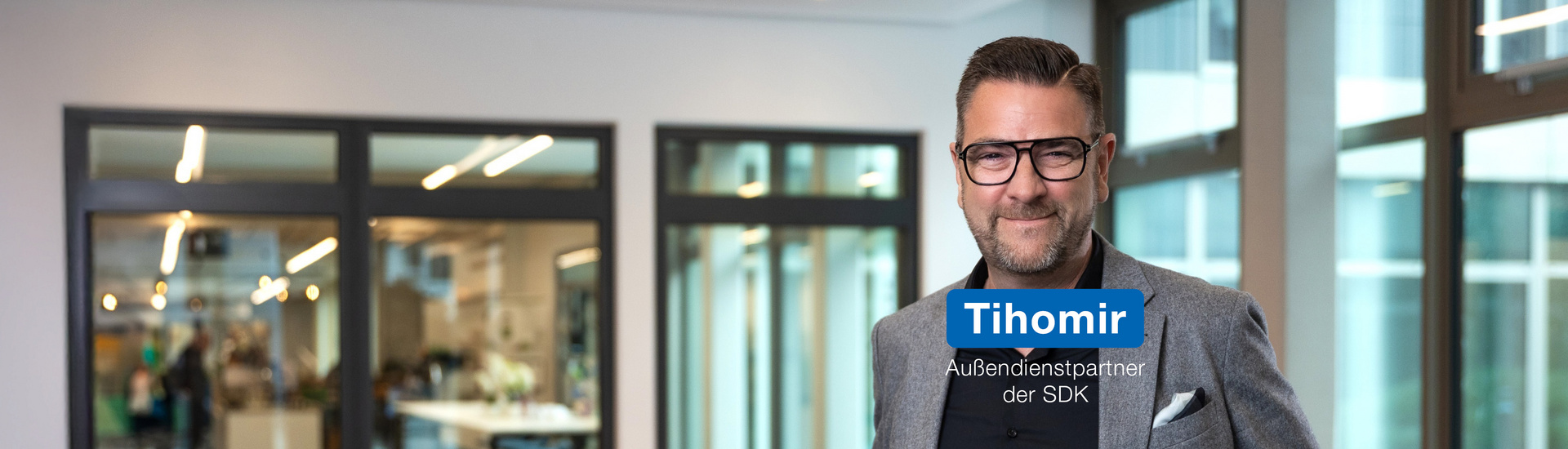 Portrait des SDK Außendienstpartners Tihomer.