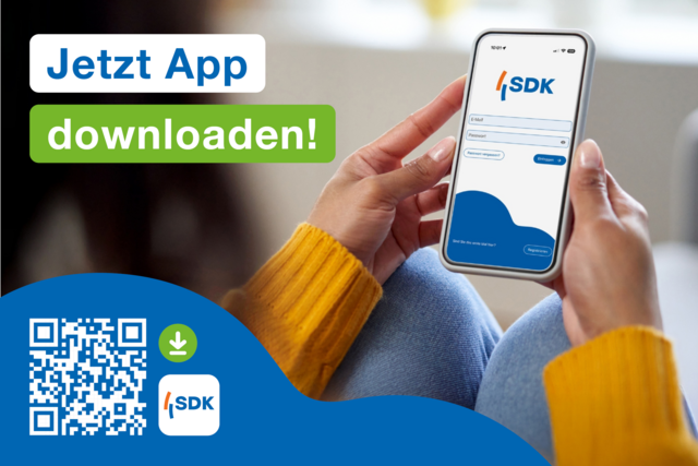 Abbildung der SDK mit QR-Code.