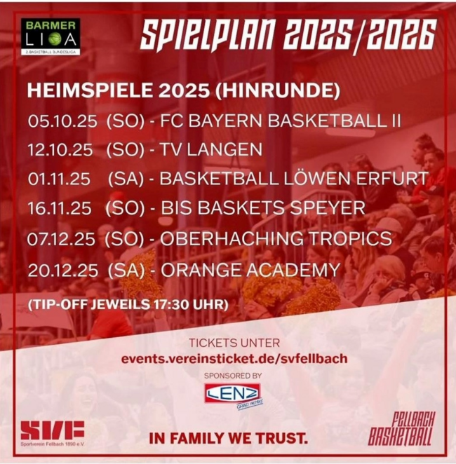 Basketballspieler der Fellbach Flashers beim Korbwurf