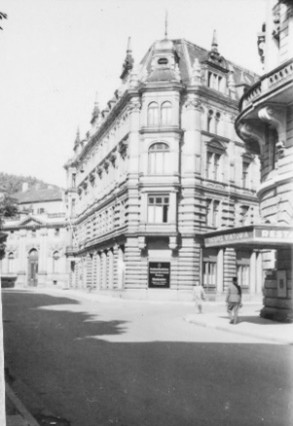 Historische Aufnahme des ersten SDK-Gebäudes in Stuttgart