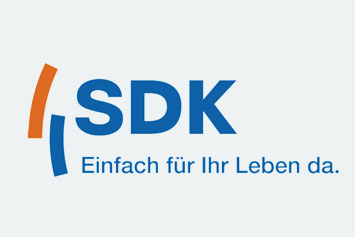 Logo von 2018 mit Claim "Einfach für Ihr Leben da."