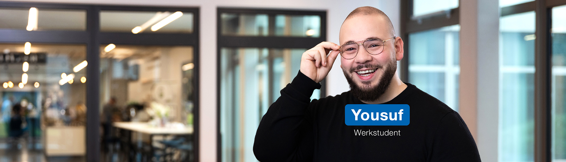 Portrait des SDK Werkstudenten Yousuf.