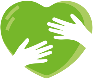 Heart with hands